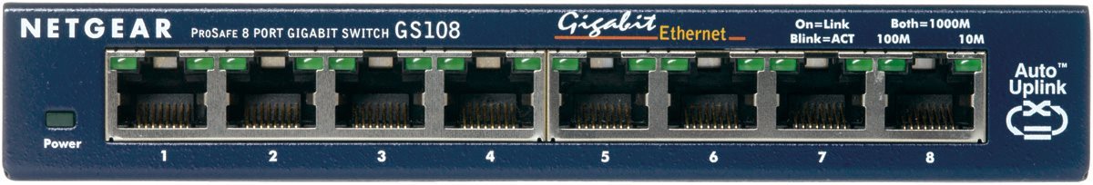Netgear 8Port Switch 10/100/1000 GS108GE