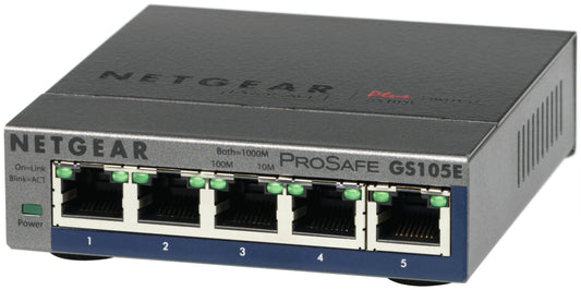Netgear 5Port Switch 10/100/1000 GS105E