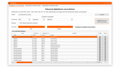 Digitalisierung und Archivierung mit Doc2Archiv