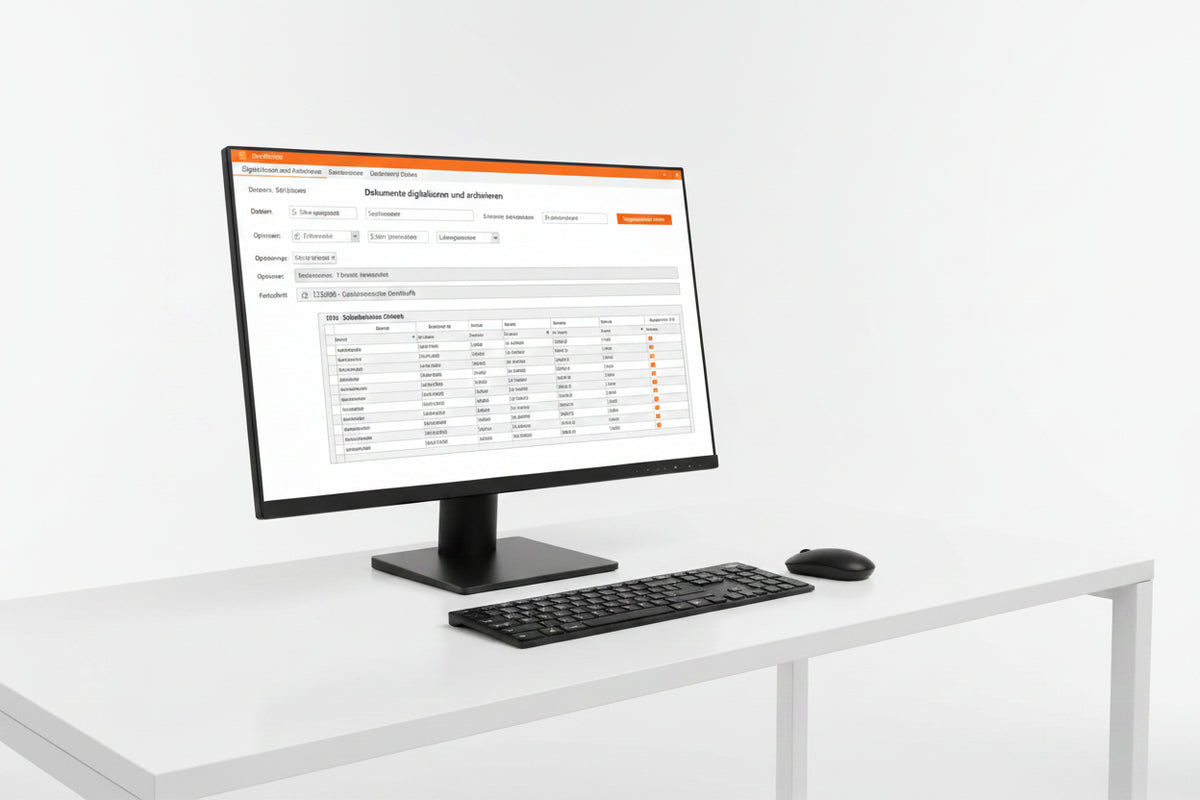 Leistungsnachweise werden regelmäßig eingescannt, strukturiert zugeordnet und mit Doc2Archiv™ zentral archiviert.