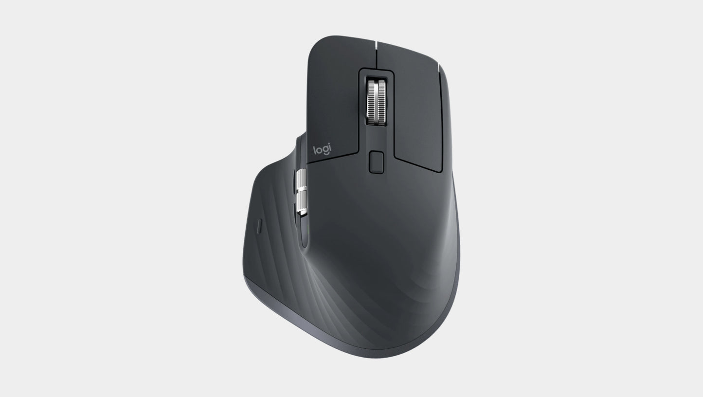 Logitech Mouse MX Master 3S Bluetooth Edition WL graphite BT 7 Tasten
