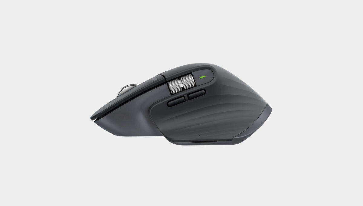 Logitech Mouse MX Master 3S Bluetooth Edition WL graphite BT 7 Tasten
