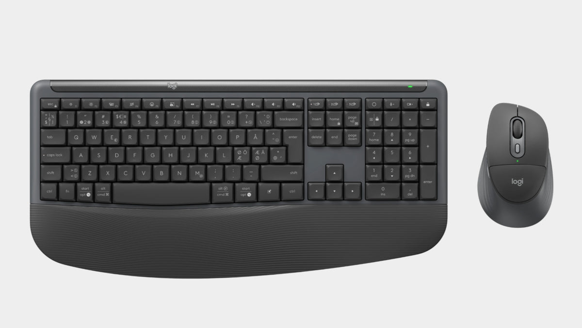 Logitech Desktop MK880 Signature Comfort Plus Combo DE graphite