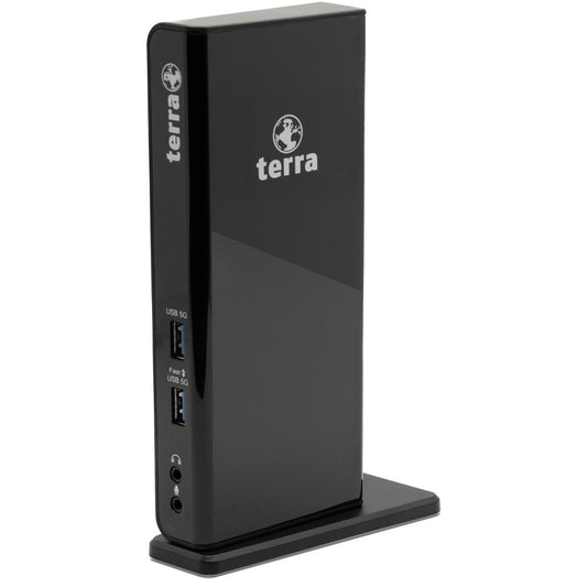 TERRA MOBILE Dockingstation 732 USB-A/C Dual Display USB Dockingstation mit Dual Display-Unterstützu