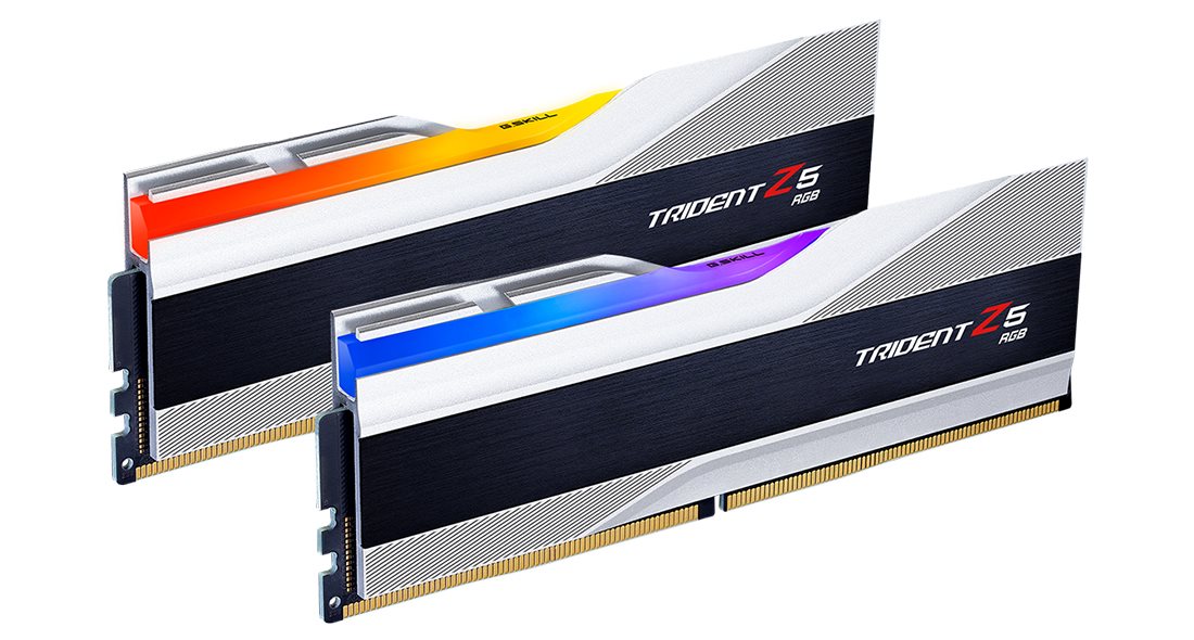 G.Skill DDR5 RAM 32GB (2x16GB Dual-Kit) PC6000 CL36 TridentZ Trident Z5 RGB K2 (Intel optimiert)