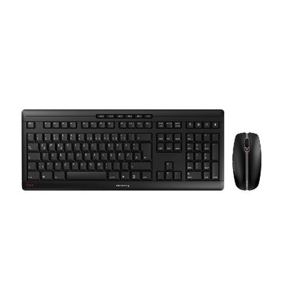 CHERRY Desktop STREAM US/EU Wireless black US-Layout mit EUR-Symbol