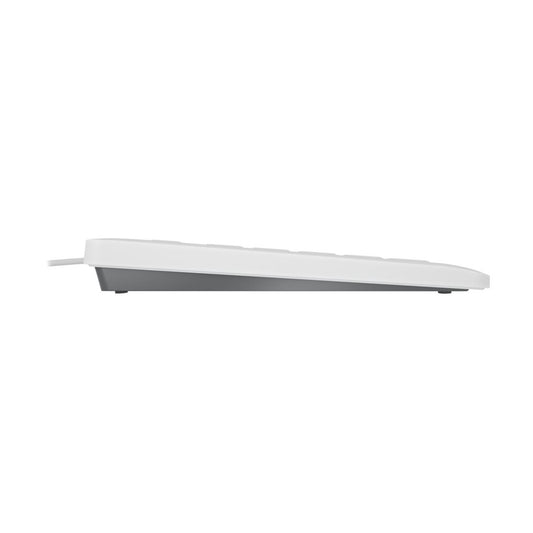 CHERRY Keyboard STREAM PROTECT DE white grey mit hochwertiger Schutzmembran