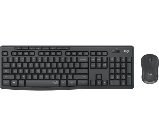 Logitech Desktop MK295 Wireless Silent DE graphite
