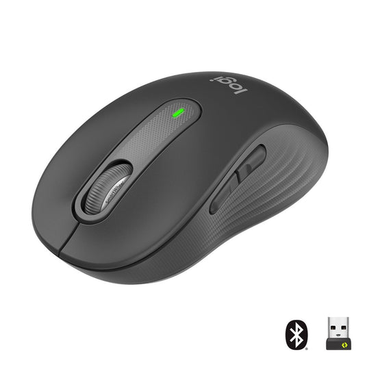 Logitech Mouse M650 SIGNATURE WL (RIGHT) BOLT graphite BT für kleine und mittelgroße Hände (<17,5 -