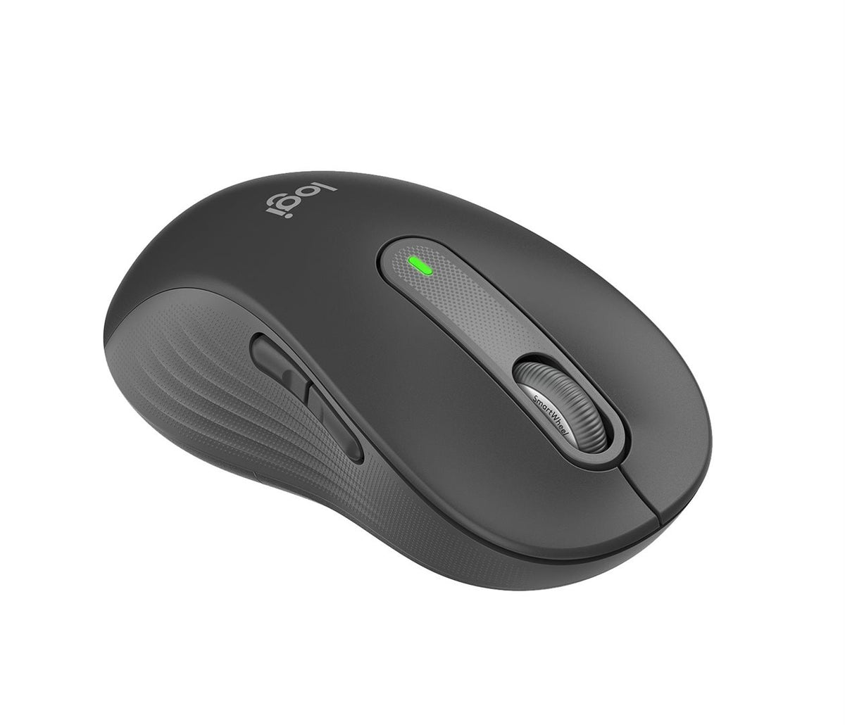 Logitech Mouse M650 SIGNATURE Large WL (LEFT) BOLT graphite BT für große Hände (> 19,0 cm), Linkshän