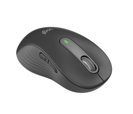 Logitech Mouse M650 SIGNATURE Large WL (LEFT) BOLT graphite BT für große Hände (> 19,0 cm), Linkshän