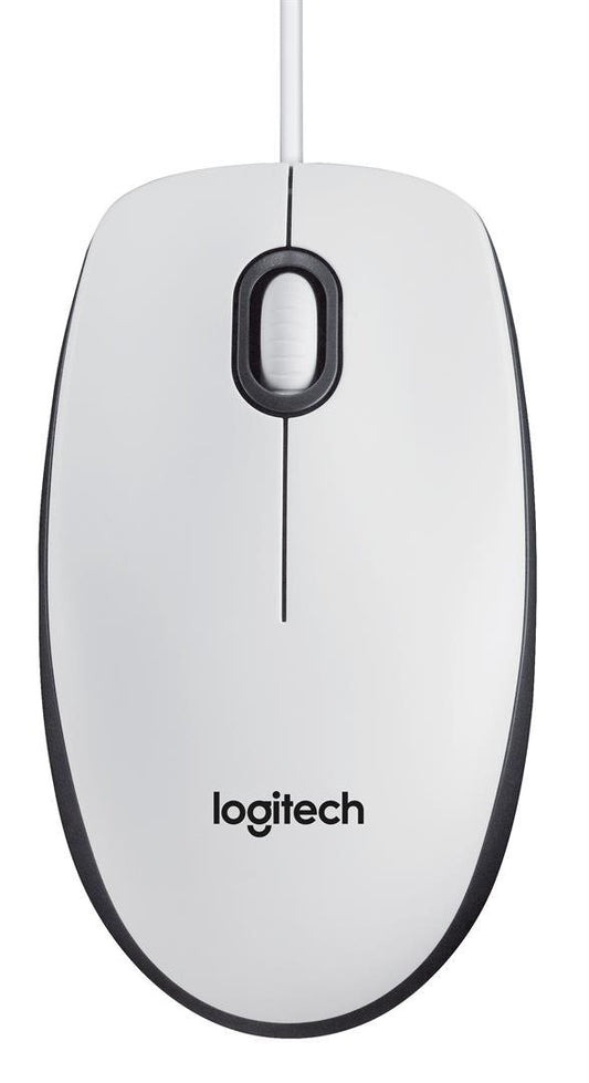 Logitech Mouse B100 Optical White