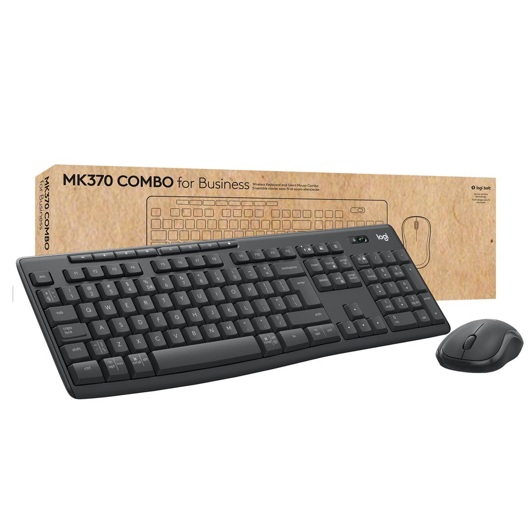 Logitech Desktop MK370 Wireless Combo for Busi.  DE BOLT black BT