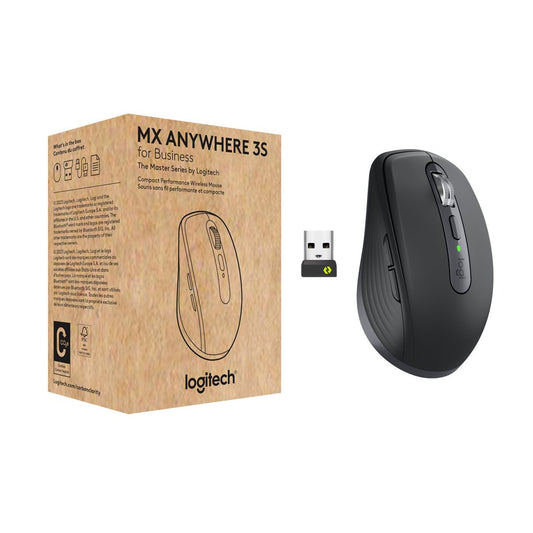 Logitech Mouse MX Anywhere 3S for Busi. WL BOLT graphite BT  6 Tasten, 500 mAh Lithium-Polymer-Akku