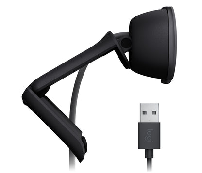 Logitech Webcam BRIO  100, Full HD 1080p, USB-A, graphite