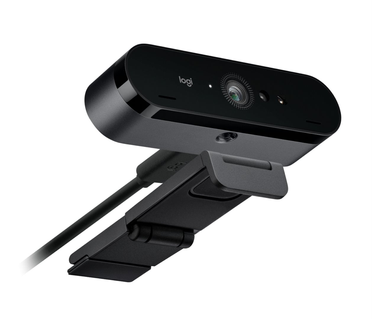 Logitech Webcam BRIO 4K Ultra HD, 60FPS, Windows Hello 4096x2160, Audio, USB, Externe Abdeckblende