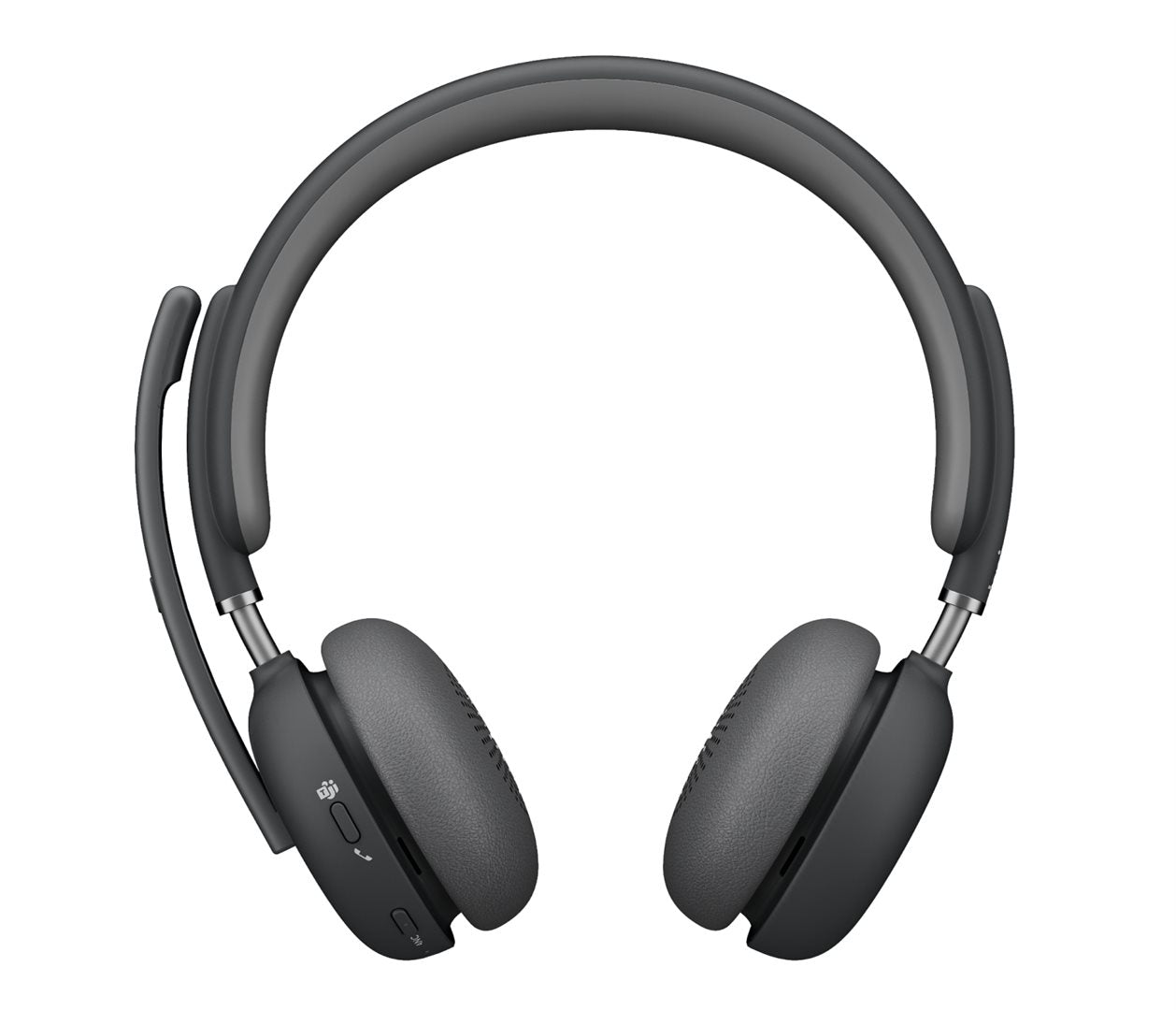 Logitech Headset Zone Wireless 2 (MS Teams) ANC 2.0 USB BT graphite USB-C-Empfänger, USB-A-Adapter,