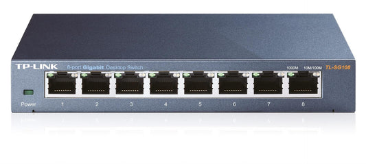 TP-LINK Switch TL-SG108 8xGBit Unmanaged Metallgehäuse