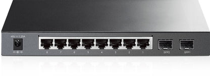 TP-LINK Switch SG2210P 8xGBit/2xSFP Managed PoE+ (53W)