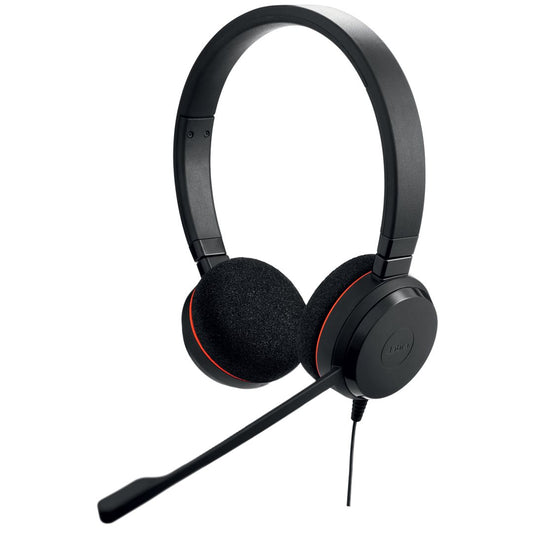Jabra Headset Evolve 20 UC Stereo USB-A  Zertifiziert für Skype für Unternehmen