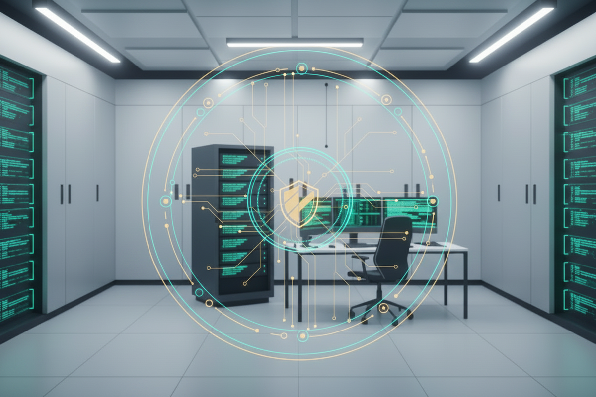 Lokale Serverinfrastruktur für die Verarbeitung betrieblicher Daten mit KI